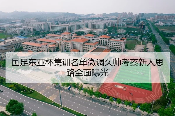 国足东亚杯集训名单微调久帅考察新人思路全面曝光